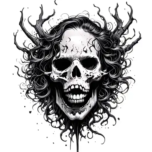 Bliss in the apocalypse depicted tattoo design idea