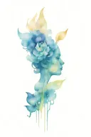 bipolar disorder related imagery tattoo design idea