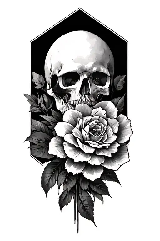 Full Blackout Base:    Solid fill from shoulder to elbow (can wrap entire arm or just outer part).Hexagon Edge on Sh tattoo design idea