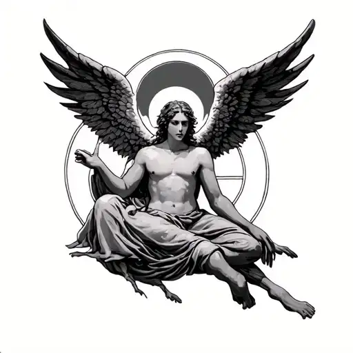 Euclid song by sleep token bands angel tattoo design idea