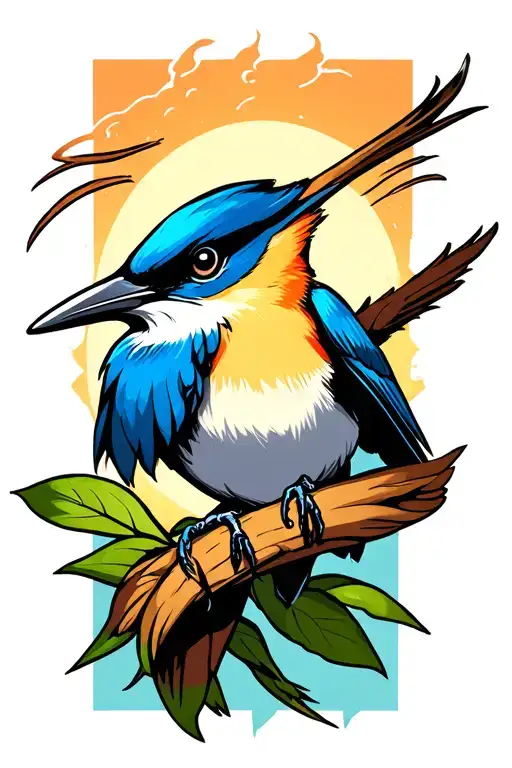 Shrike tattoo design idea