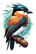 Shrike tattoo design idea