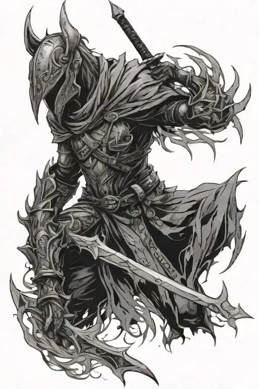 artorias the abysswalker tattoo design idea