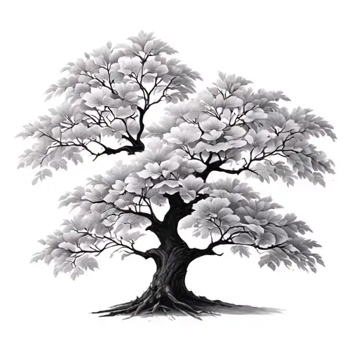 Dogwood Tree tattoo design idea