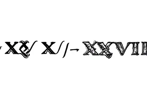"XX/X/XXVI" "XX / X / XXVI" tattoo design idea
