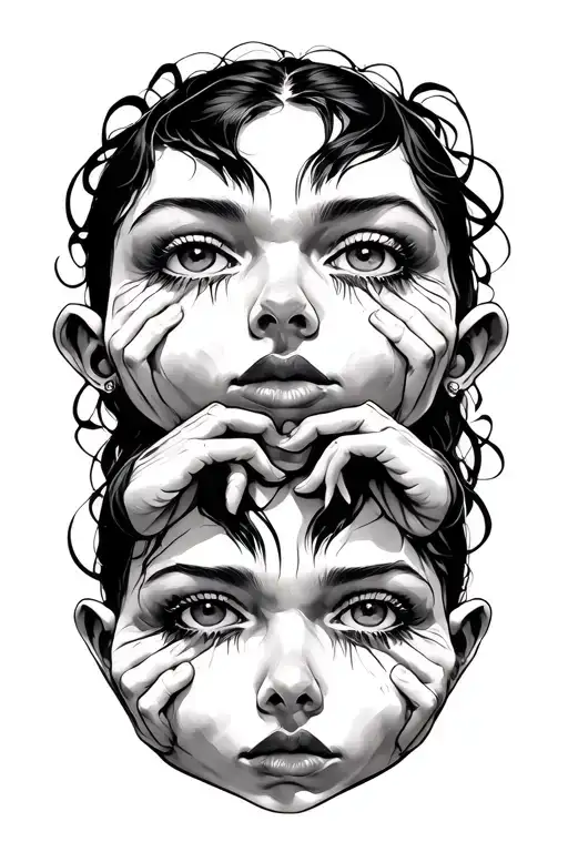 See No Evil Hear No Evil Speak No Evil tattoo design idea