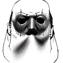 Michael myers face mask tattoo design idea
