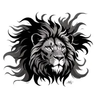 Lion Sin Of Pride tattoo design idea