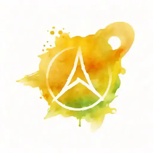 Atheist symbol tattoo design idea