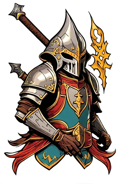 RuneScape Initiate armor tattoo tattoo design idea