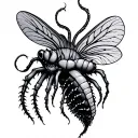 venus fly trap tattoo design idea