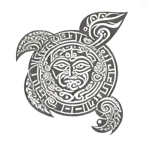 Rodriguez Taino tribal tattoo tattoo design idea