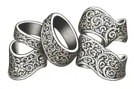 wedding ring finger tattoo tattoo design idea