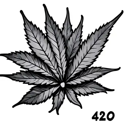420 tattoo design idea