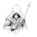 assassin creed  tattoo design idea