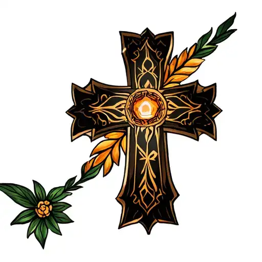 Ethiopian Cross tattoo tattoo design idea