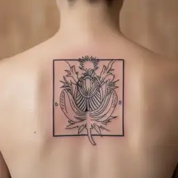 Thistle  tattoo design idea