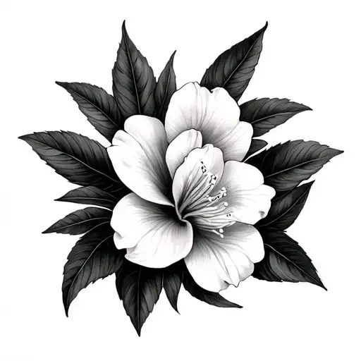 Oleander tattoo design idea
