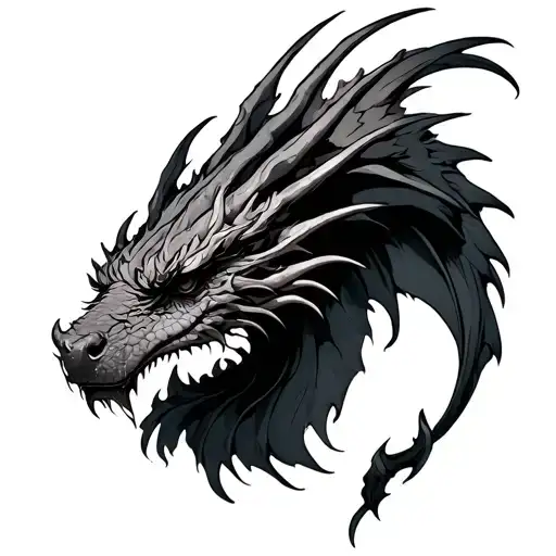 Dragon Wings tattoo design idea