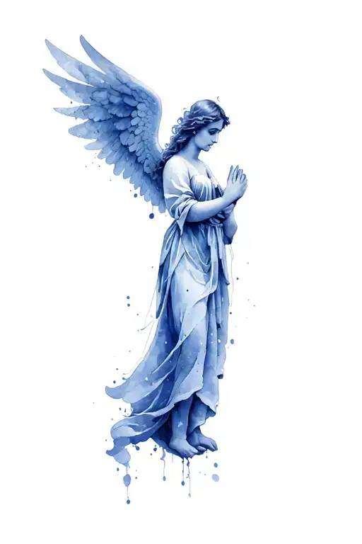Angel Raphael tattoo design idea