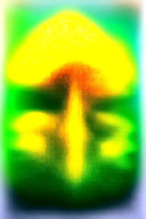 monstera mushrooms tattoo design idea