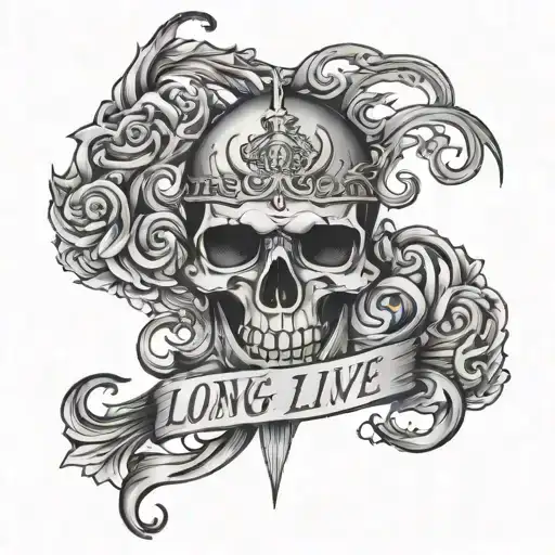 long live it long live tattoo design idea