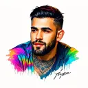 bisexual man tattoo design idea