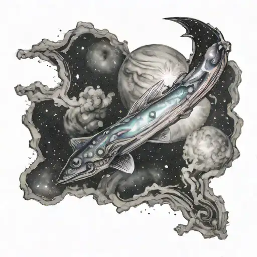 andromeda galaxy tattoo design idea