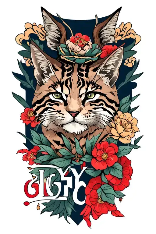 Design a military tattoo with the phrase ';IGY6' as the focal point tattoo design idea