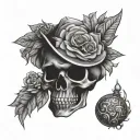 Rich Or Risk tattoo design idea