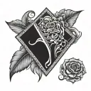 Rich Or Risk tattoo design idea