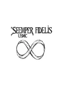 "Semper fidelis usmc " infinity symbol tattoo design idea