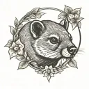 hyrax tattoo design idea