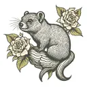 hyrax tattoo design idea