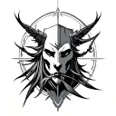 ᛖᚱᛁᚲ ᛉ + Wunjo ᚹ Bindrune tattoo design idea