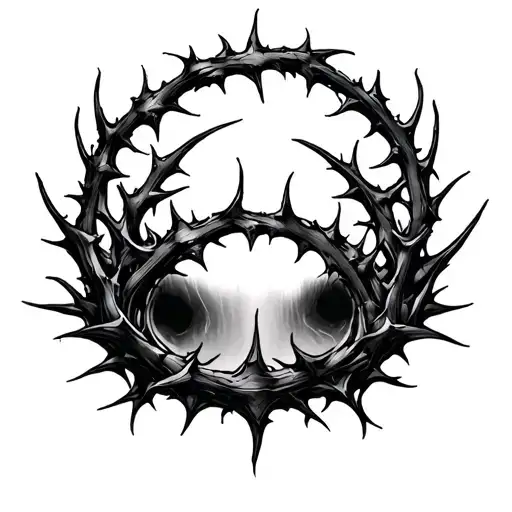 Crown Thorns empath  tattoo design idea