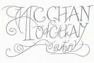 Zachary name tattoo tattoo design idea