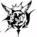 unique naruto anbu black op on upper side shoulder tattoo design idea