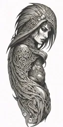 morrigan tattoo design idea