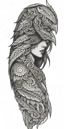 morrigan tattoo design idea