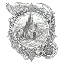 lord of the rings tattoo design idea