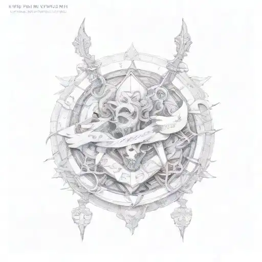 psalm 23:4 tattoo design idea