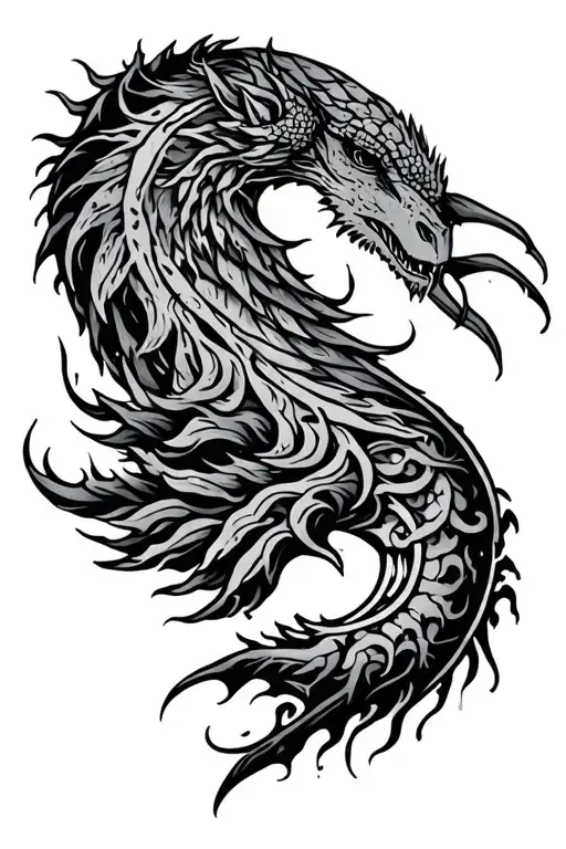 picese zodiac,with Louisiana swamp tattoo design idea