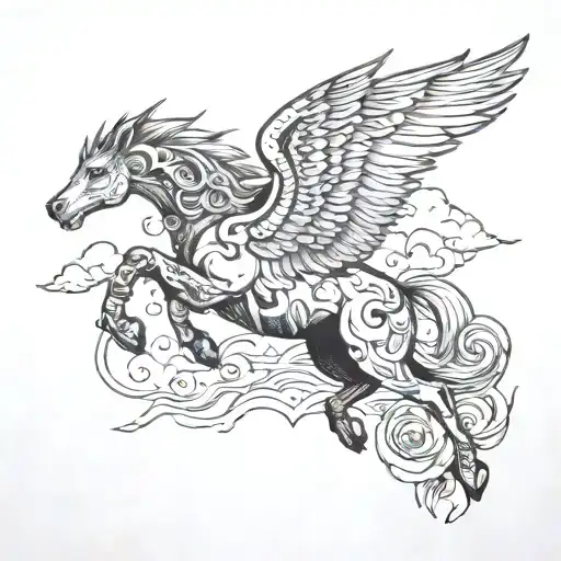 The sky will never be the same I cut you down from the plains Two severed lives now remain Things should go better this  tattoo design idea