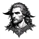 Ready Merlin tattoo design idea