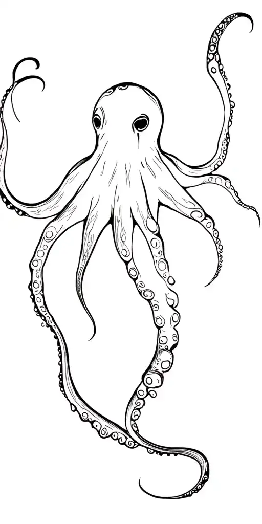 octopus tattoo design idea