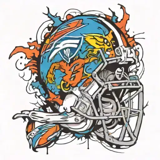 NFL street tattoo design idea