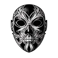 omni Mask tattoo design idea