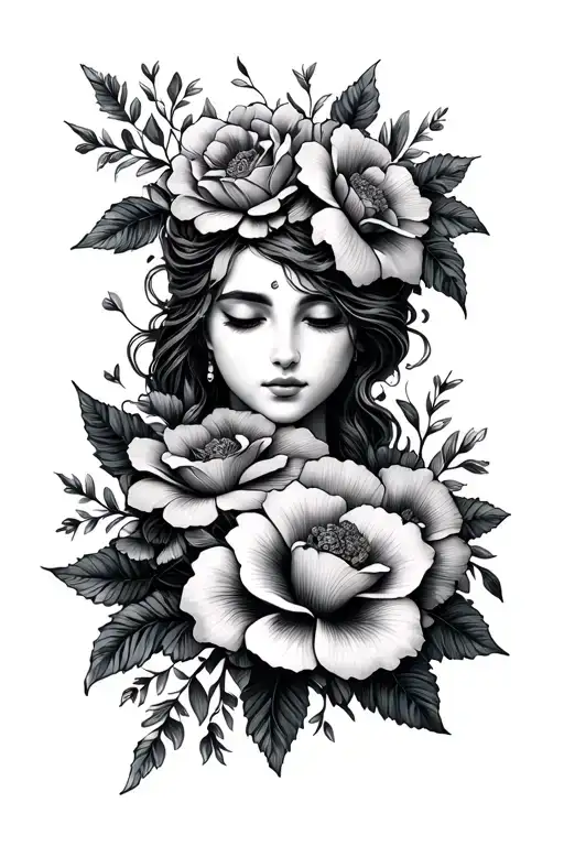 multiple patchwork tattoos on my fingers up to my shoulder. I want flowers wrapped around my wrist. I want a couple phra tattoo design idea