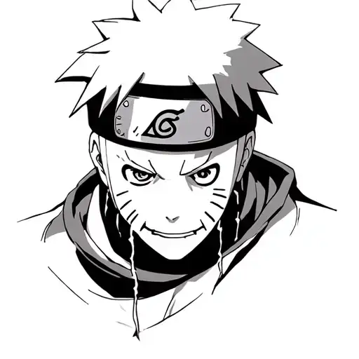 Naruto pain hurt torture scary tattoo design idea